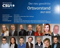 Der neu gewählte Ortsvorstand 2017