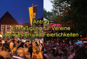 Antrag: Ermäßigungen für Vereine