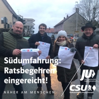 Antrag: Ratsbegehren zur Südumfahrung Niederndorf - Neuses