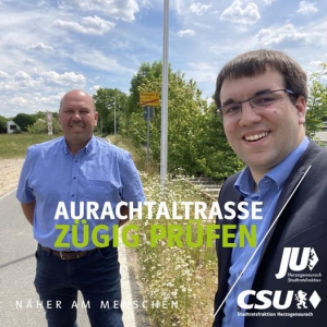 Ergänzungsantrag: Prüfung der Aurachtaltrasse mit dem Ziel einer standardisierten Bewertung